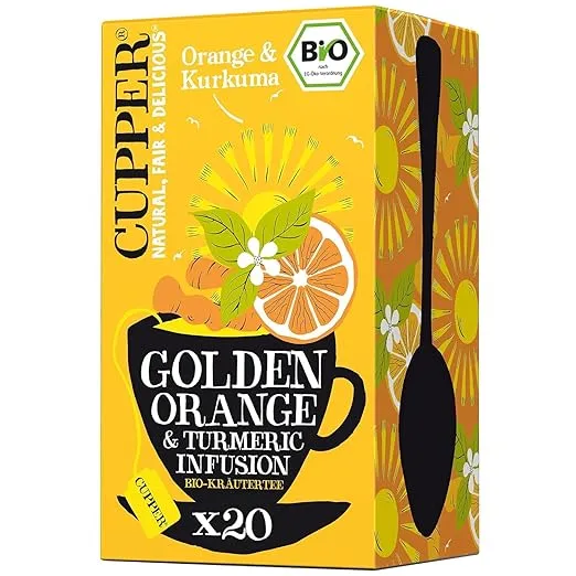 Cupper Bio Kräutertee Orange Und Kurkuma 20 Beutel