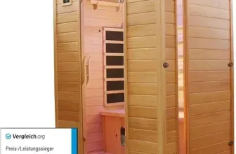 Dewello Infrarotkabine Infrarotsauna Pierson 2 Personen