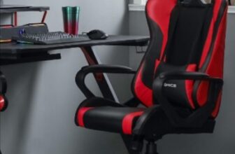 Gaming-Stuhl-ergonomisch-schwarz-rot-Bei-SONGMICS