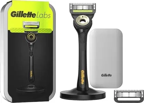 Gillette Labs Herren Nassrasierer + 2 Rasierklingen