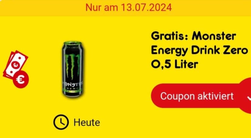 Gratis Monster Energy Drink Zero