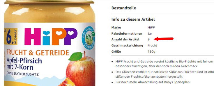 Hipp-Bio-Frucht-Getreide-Apfel-Pfirsich-Mit-7-Korn-6Er-Pack-6-X-190G-Mittel-Amazon-De-Lebensmittel-Getränke