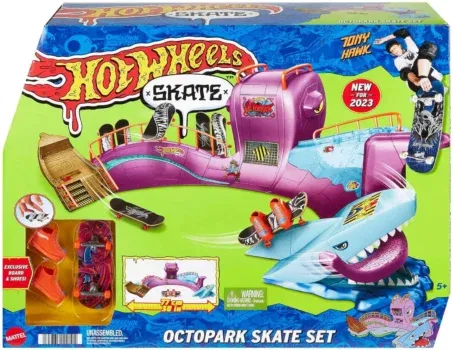 Hot Wheels Skate Octopark Skate-Set - Grind-Rails