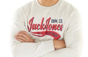 JACK-AND-JONES-Herren-Logo-Sweatshirts-Weiß