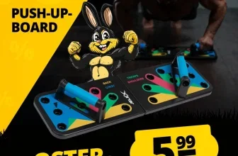 JELEX Tornado Chest Push Up Board Liegestützbrett für effektives Training