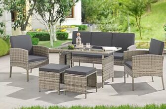 Juskys-Polyrattan-Gartenmöbel-Sitzgruppe-Turin-Set-6-teilig-Outdoor-Möbel-mit-Tisch-–-Lounge-Grau-online-kaufen-bei-Netto