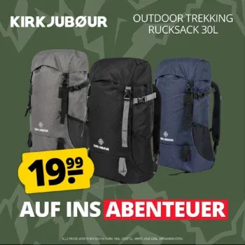 KIRKJUBØUR Abisko Premium Outdoor Trekking Rucksack