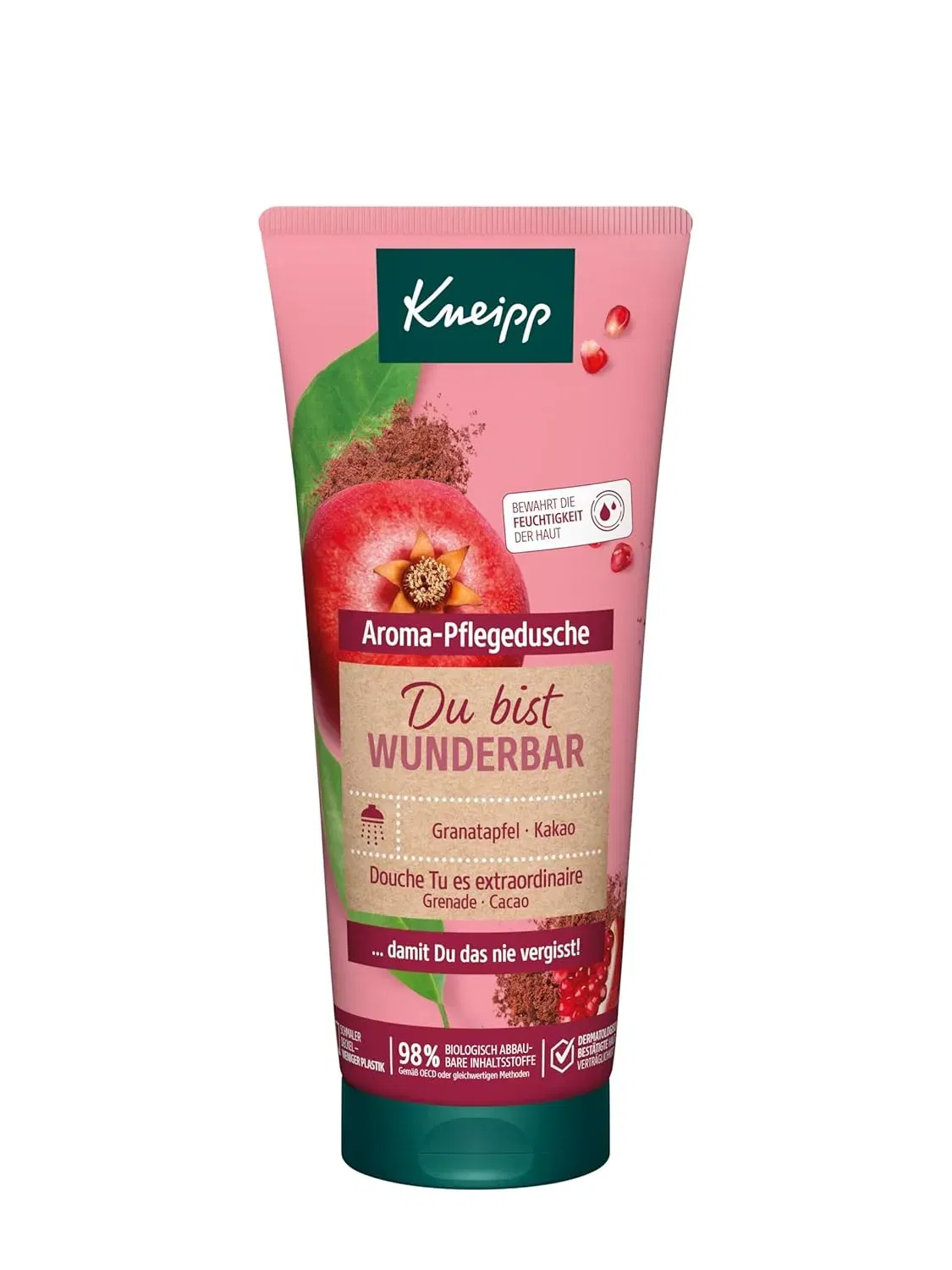 Kneipp Aroma-Pflegedusche, Granatapfel & Kakao (200ml) ab 1,79 € inkl. Prime-Versand