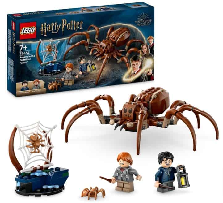 Lego-Harry-Potter-Aragog-Im-Verbotenen-Wald-Fantasy-Spielset-Mit-Spinnen-Figur-Fabelwesen-2-Minifiguren-