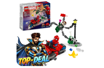 LEGO Marvel Motorrad-Verfolgungsjagd Spider-Man vs. Doc Ock