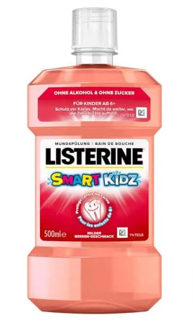 LISTERINE Smart Kidz Mild Berry (500 ml) ab 3,39 € inkl. Prime-Versand (statt 4,49 €)
