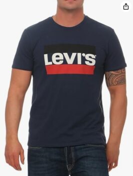 Levi-s-Herren-Sportswear-Logo-Graphic-T-Shirt-84-Sportswear-Logo-Blue-Dress-Blues-L-Amazon-de