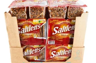 Lorenz Snack World Saltletts Sticks Classic, 24er Pack (24 x 250 g) für 29,95 € inkl. Versand (statt 52,56 €)