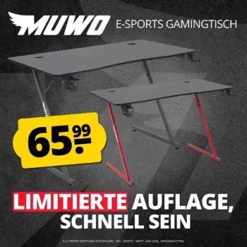 MUWO Vision E-Sports Gamingtisch