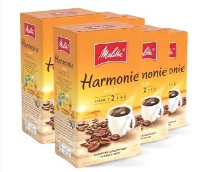 Melitta-Harmonie-Mild-Filter-Kaffee-6-x-500g-gemahlen-Pulver-für-Filterkaffeemaschinen-milde-Röstung-geröstet-in-Deutschland-im-Tray-Amazon-de-Küche-Haushalt-Wohnen