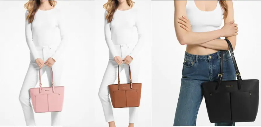 Michael Kors Jet Set Medium Pocket Tote Bag in 4 Farben für je 122€ inkl. Versand