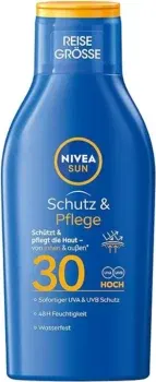 NIVEA SUN Schutz & Pflege Sonnenmilch LSF 30 (100 ml)