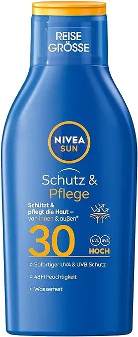 Nivea Sun Schutz &Amp; Pflege Sonnenmilch Lsf 30 (100 Ml)