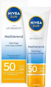 NIVEA SUN UV Gesicht Mattierender Sonnenschutz LSF 50