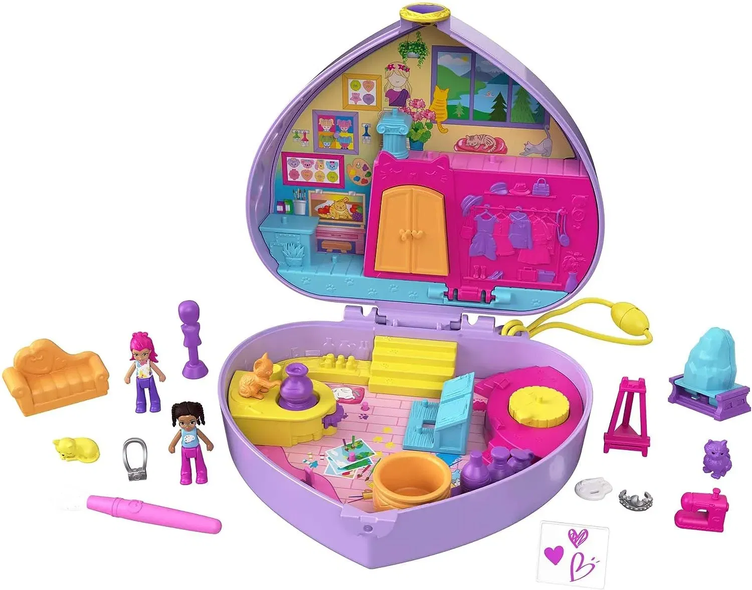 Polly Pocket Hgt15 - Kunst-Atelier Spielset