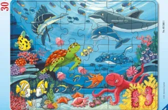 Ravensburger Kinderpuzzle - Unten im Meer - 30-48 Teile Rahmenpuzzle