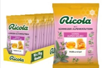 Ricola-Honig-Alpen-Salbei-original-Schweizer-Kräuter-Bonbons-mit-13-Schweizer-Alpenkräutern-