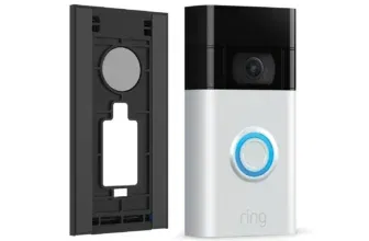 Ring Videotürklingel Akku (Video Doorbell) + Selbsthaftende Halterung