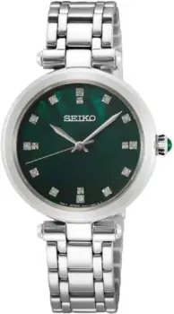 Seiko Damen-Uhr Quarz Edelstahl mit Edelstahlband SRZ535P1