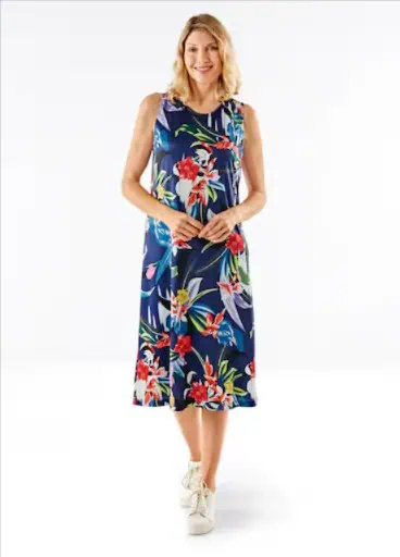 Sommerkleid Paradies (Gr. S bis XXL) für 2,58 € zzgl. 6,99 € Versand