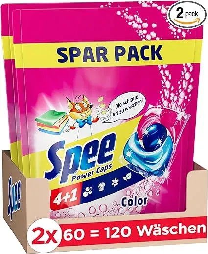 Spee Power Caps Color 4 + 1 (120 Waschladungen)