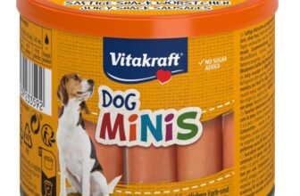 Vitakraft-Dog-Minis-Hundeleckerli-Würstchen-Belohnung-für-zwischendurch-mit-Geflügel-gewürzreduziert-in-wiederverschließbarer