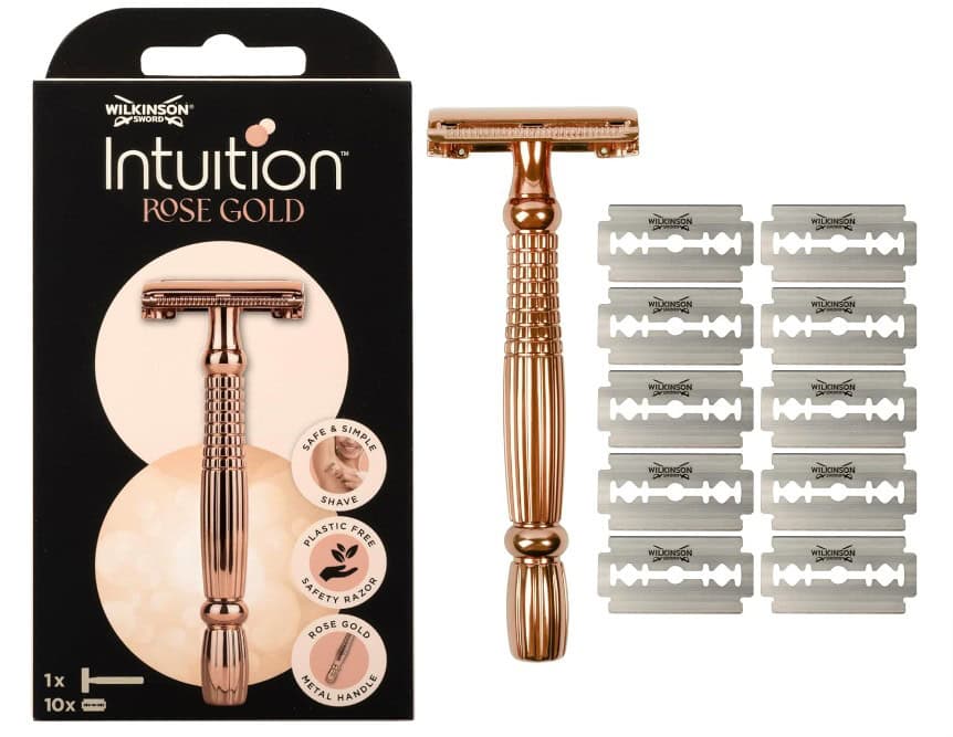 Wilkinson-Sword-Intuition-Rose-Gold-Rasierhobel-Für-Frauen-