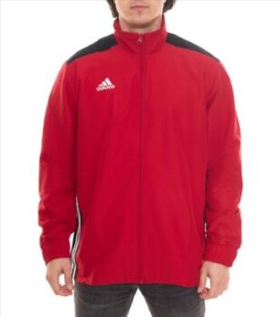 adidas-REGISTA-18-Herren-Trainings-Jacke-mit-CLIMALITE-Technologie-aus-recyceltem-Materialien-Sport-Jacke-DW9202-Rot