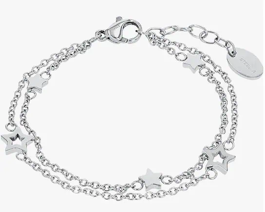 s.Oliver Armband Edelstahl Mädchen, 14+2 cm, Stern für 15,66 € inkl. Prime-Versand (statt 27,99 €)