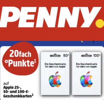 20-fach-Payback-Punkte-auf-Apple-Geschenkkarten