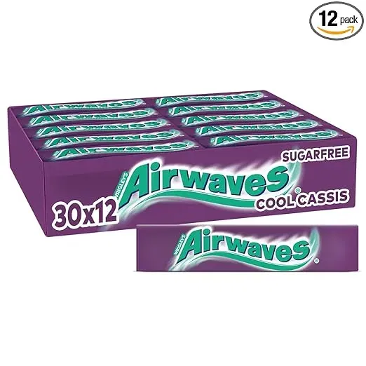 Airwaves Cool Cassis Zuckerfreier Kaugummi