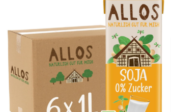 Allos Bio Sojadrink ohne Zucker Milchalternative aus Soja Soja Drink Drink auf Pflanzenbasis