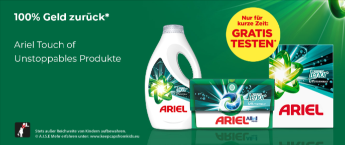 Ariel-Gratis-Testen