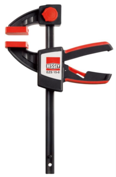 BESSEY Einhandzwinge EZS90-8, Spannweite 900 mm Ausladung 80 mm, Gewicht 1,26 Kg Amazon.de Baumar