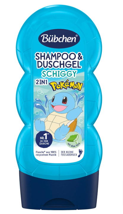 Bübchen-Shampoo-Duschgel-Für-Kinder-Pokémon-Schiggy-Edition