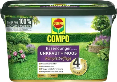 COMPO Rasendünger gegen Moos und Unkraut