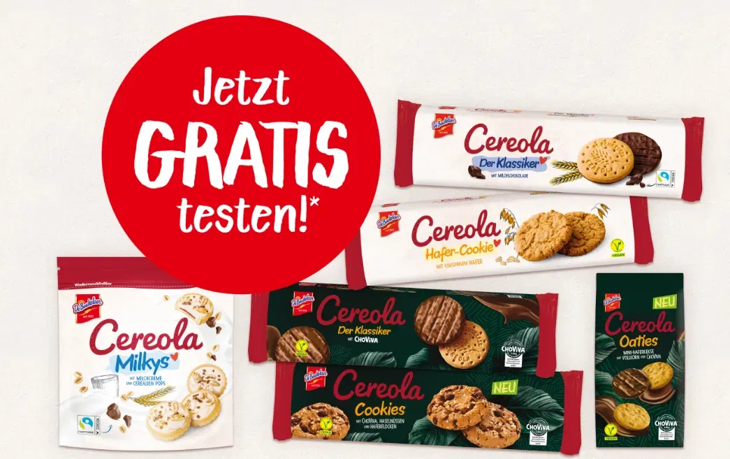 De Beukelaer Cereola Gratis Testen 2025  🍪 Kostenlose Kekse genießen und Geld zurück erhalten