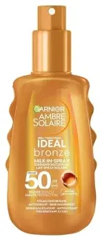 Garnier Ambre Solaire Ideal Bronze Milk-in-Spray LSF50 (3 Stück) für 26,28 € inkl. Prime-Versand