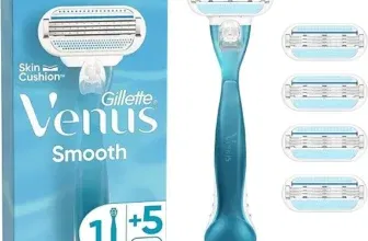 Gillette Venus Smooth Rasierer + 5 Rasierklingen