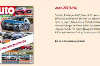 Gratis 13 Ausgaben Auto ZEITUNG