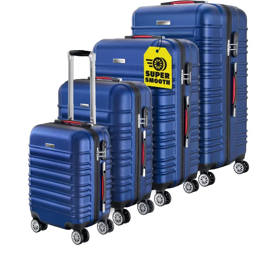 Schnäppchen, Deals Und Rabattcodes Des Tages: Hartschalenkoffer Set Tlg Rollen Blau Abs