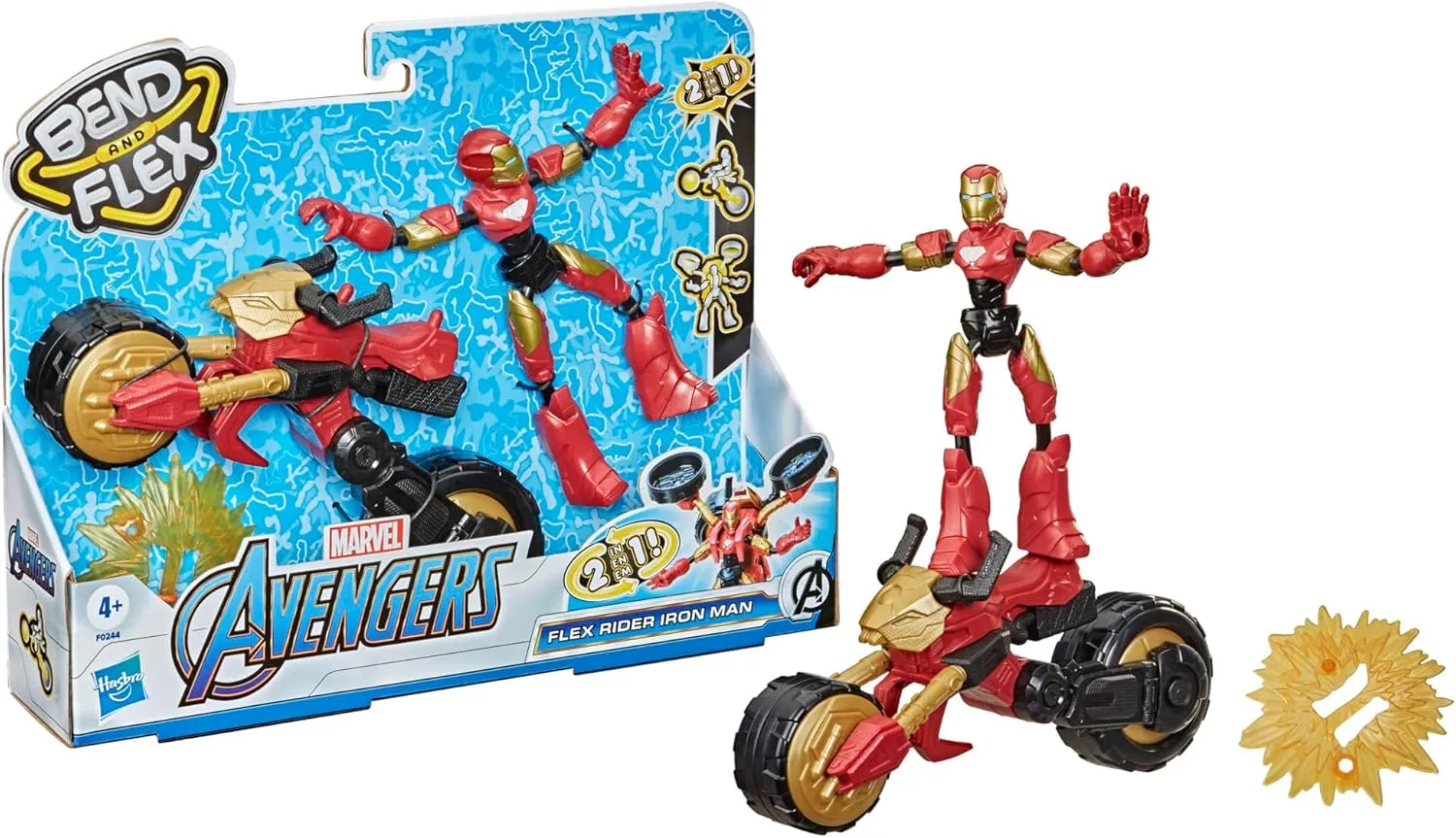 Hasbro Marvel Bend and Flex – Iron Man (15 cm) für 5,26 € inkl. Prime-Versand (statt 13,09 €)