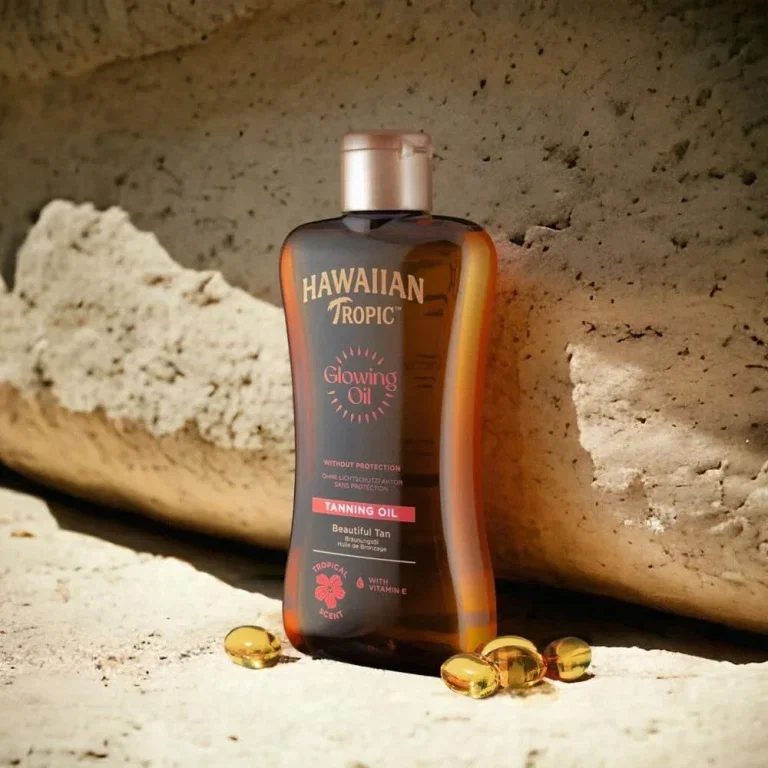 Hawaiian Tropic Tropical Tanning Oil Sonnenöl ohne LSF mit Vitamin E, 200 ml