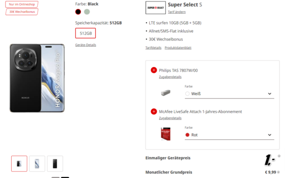 Honor-Magic-6-Pro-5G-McAfee-LiveSafe-Attach-1-Jahres-Abonnement-Philips-TAS-7807W-00-mit-Vertrag-MediaMarkt-Tarifwelt