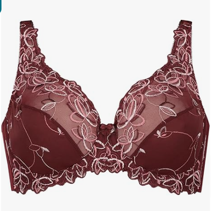 Hunkemöller-Unwattierter-Bügel-Bh-Diva-Windsor-Wine-